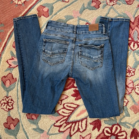 BKE Payton Mid Rise Straight Leg Denim Medium Wash Jeans 27x32 - Picture 7 of 10